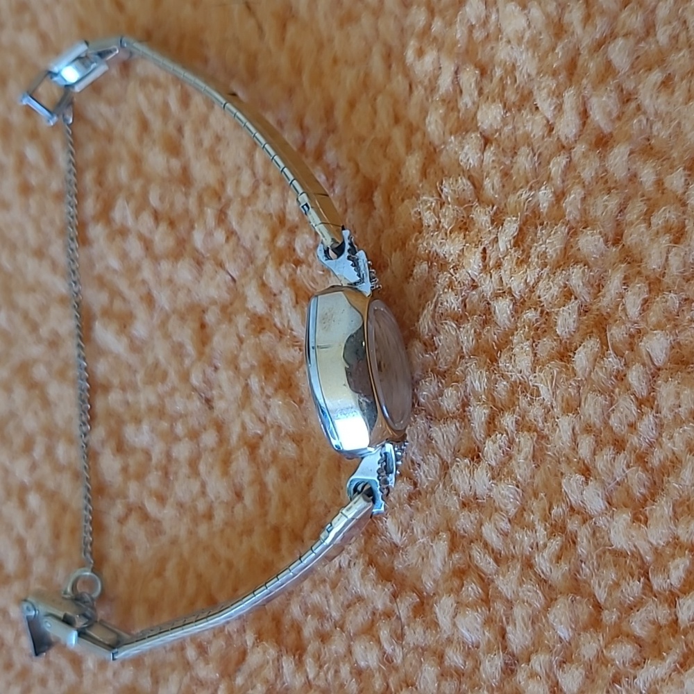 Women's Silver and Gold Watch Waltham - Picture 2 of 5